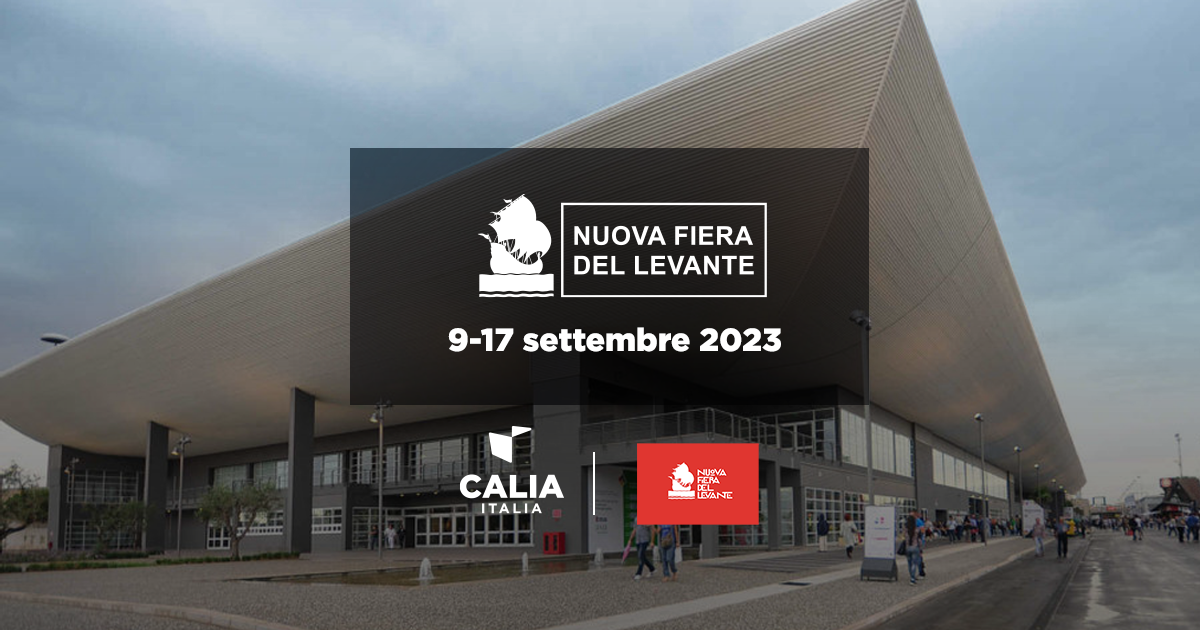 Calia Italia stars at ‘Fiera del Levante 2023’ in Bari