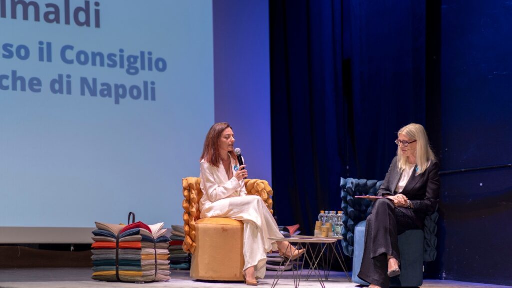 Dott.ssa Giovanna Grimaldi all'evento AIRC con Calia Italia