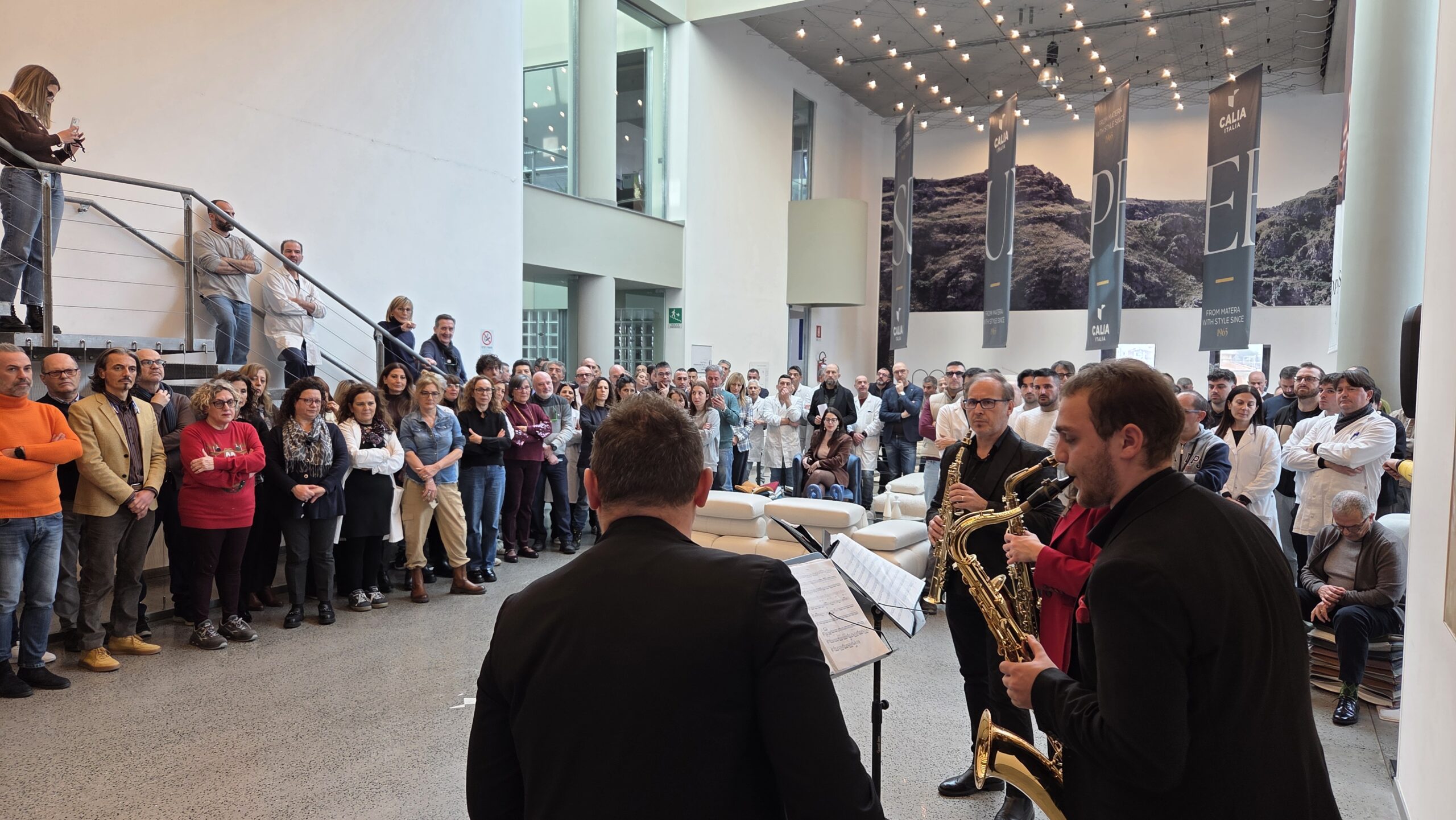 Il concerto itinerante di Calia Cultura per gli auguri di fine anno